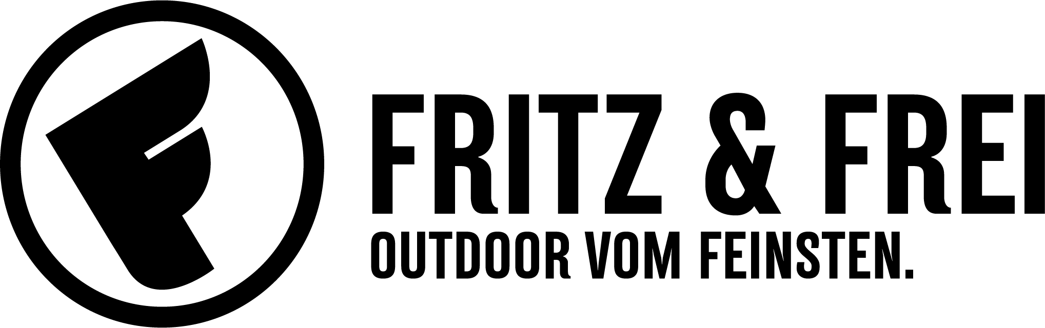 Logo von Fritz & Frei mit Claim im Querformat