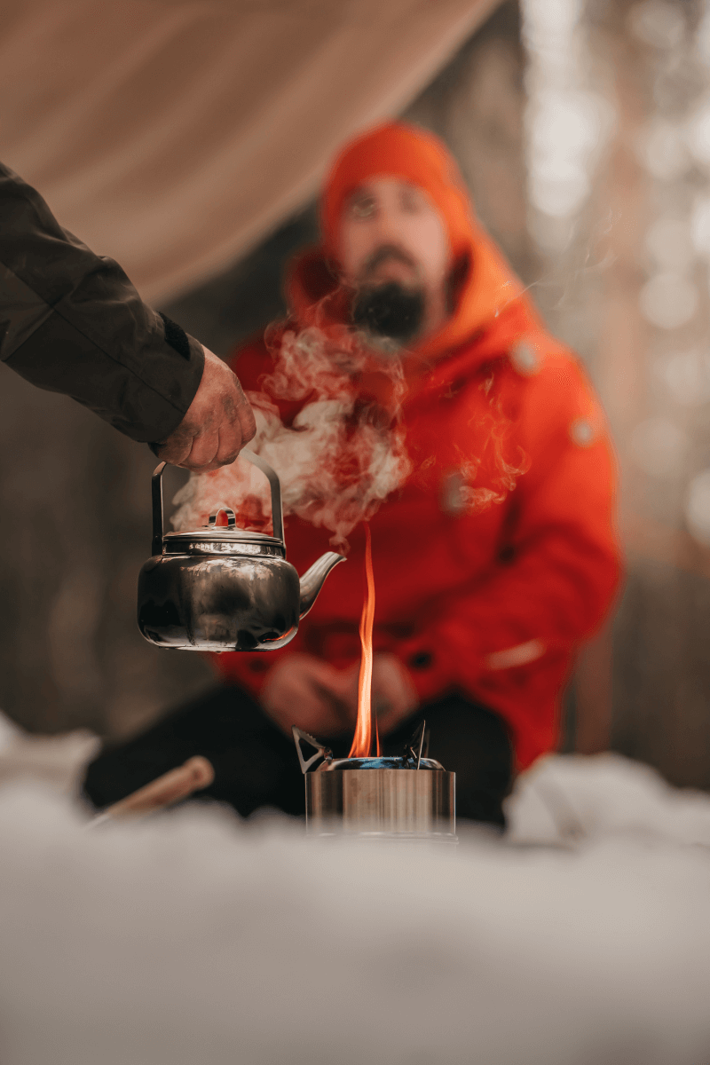 Stabilotherm Coffee Pot Kaffeekessel Kessel 1 Liter überm Feuer