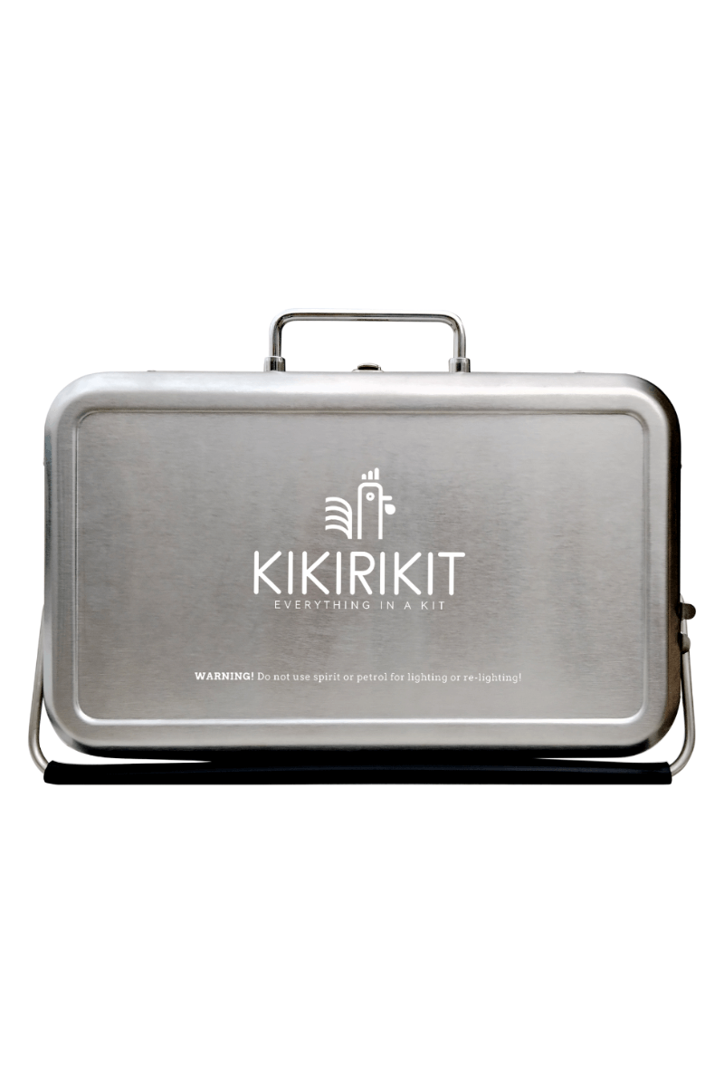 Kikirikit Tragbarer Koffer-Holzkohlegrill, Detailansicht