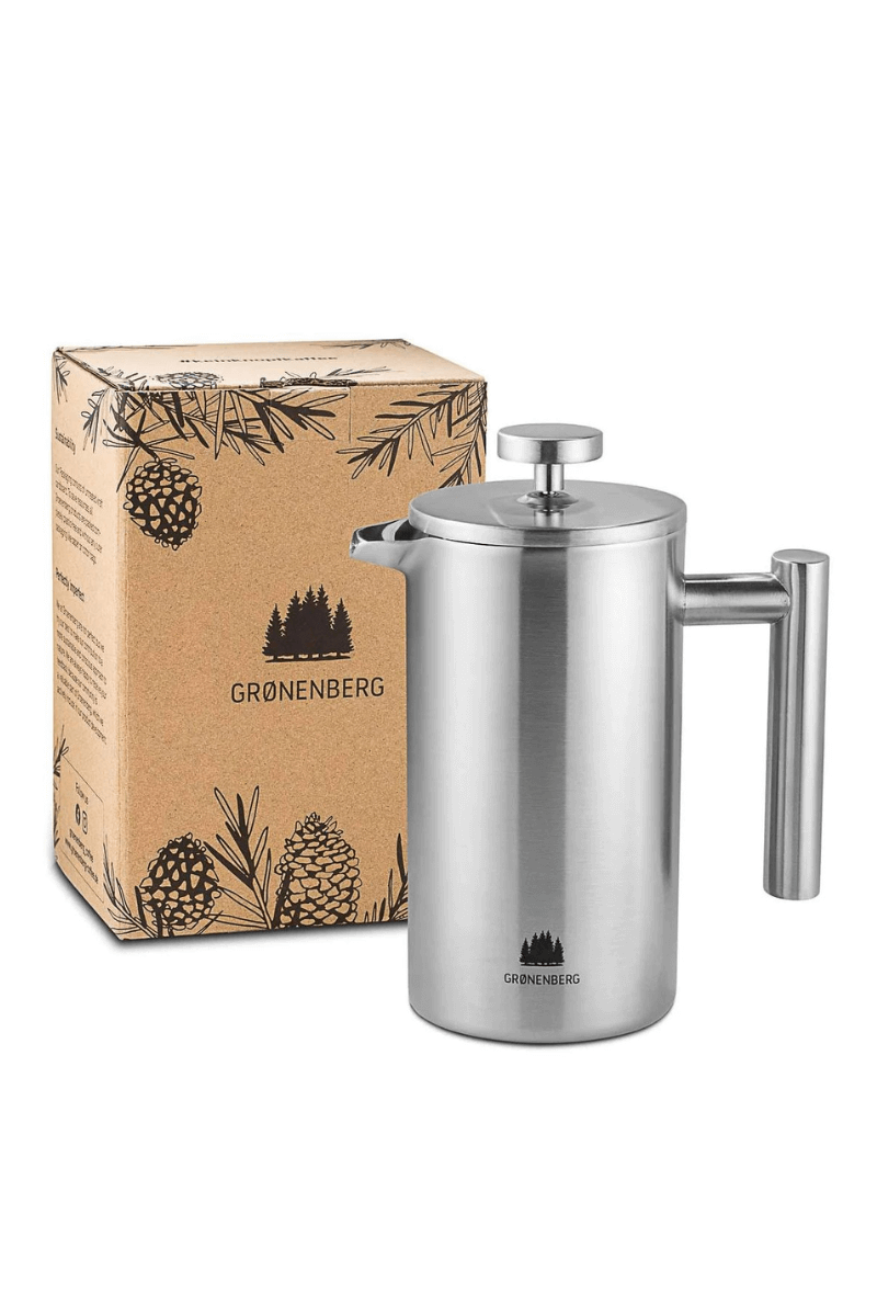 Grønenberg Edelstahl French Press inkl. Ersatz-Filter, weitere Ansicht