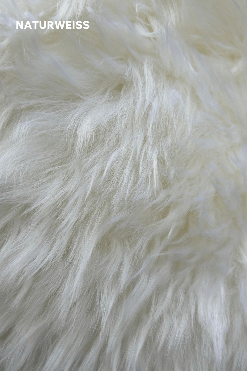 Schaffell Farbe naturweiß für XXL Fell