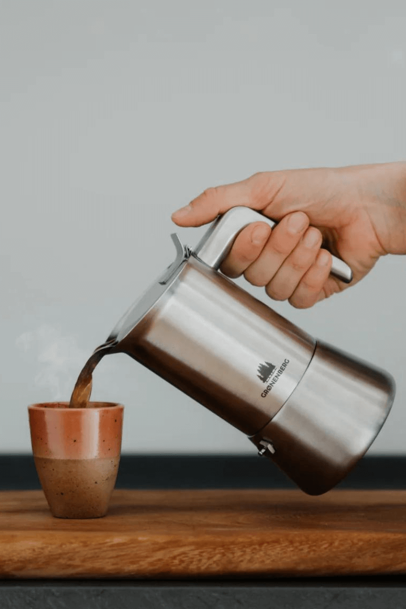 Grønenberg Espressokocher Edelstahl
