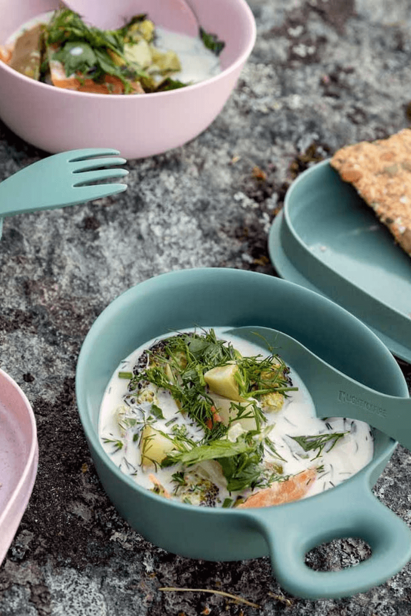 Mealkit Mahlzeiten Set für unterwegs von Light my Fire in shadygreen