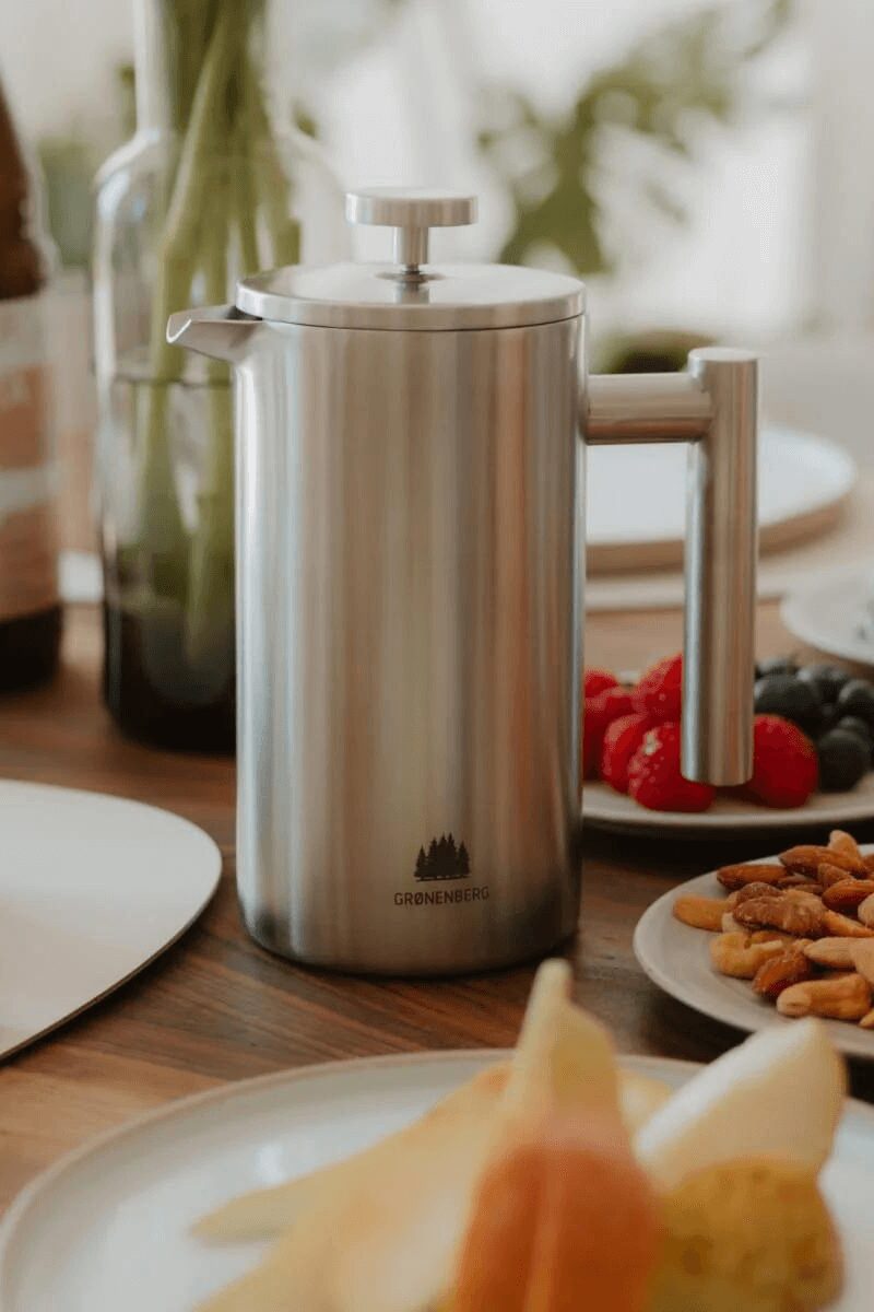 Grønenberg Edelstahl French Press inkl. Ersatz-Filter, Produktansicht