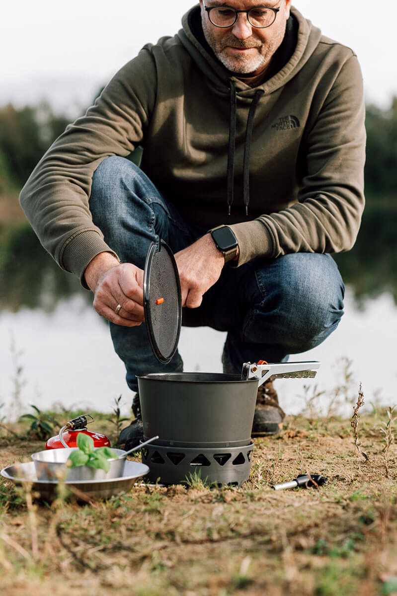 Outdoor Küche Primus Primetech Stove Set 2,3 L All in One Gaskocher