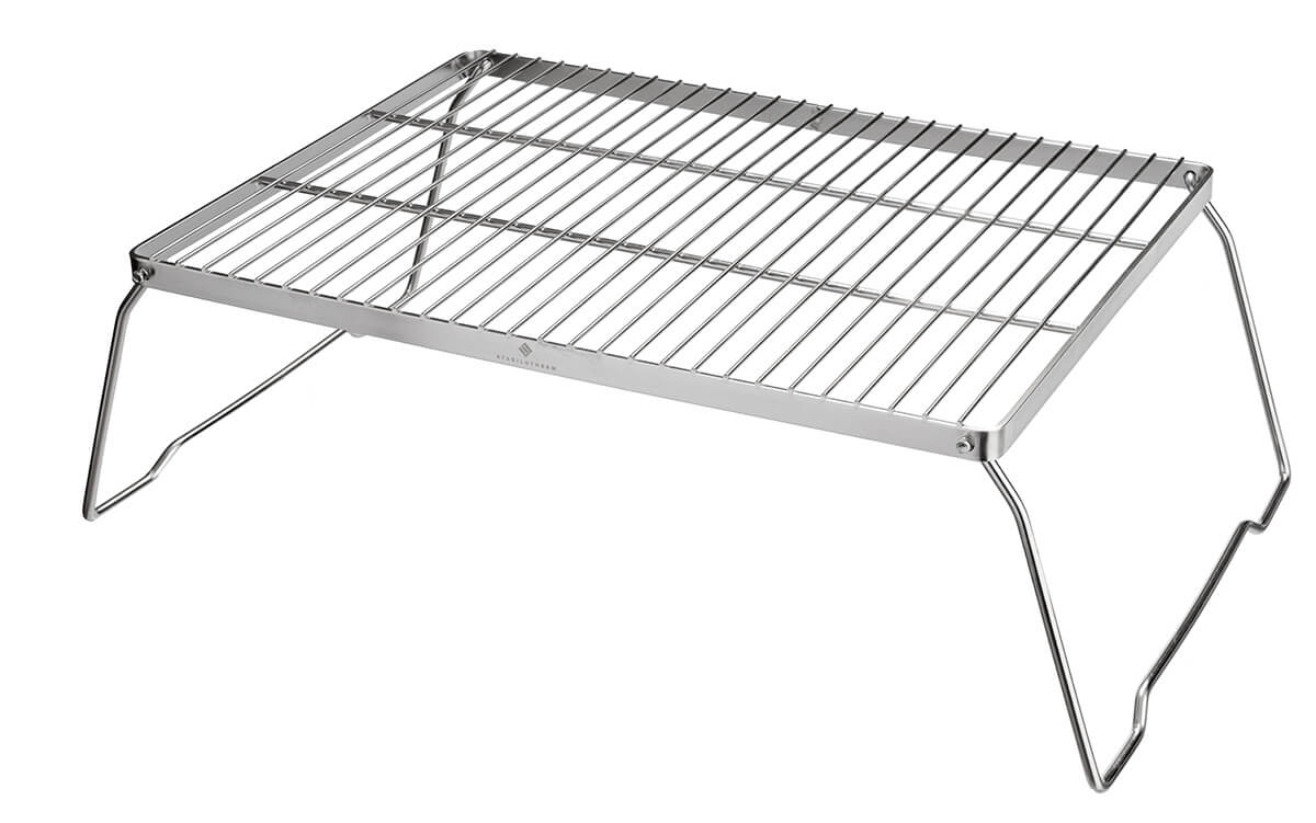 klappbarer Stabilotherm BBQ Grid Large Grillrost Edelstahl Outdoor Küche BBQ Grillen