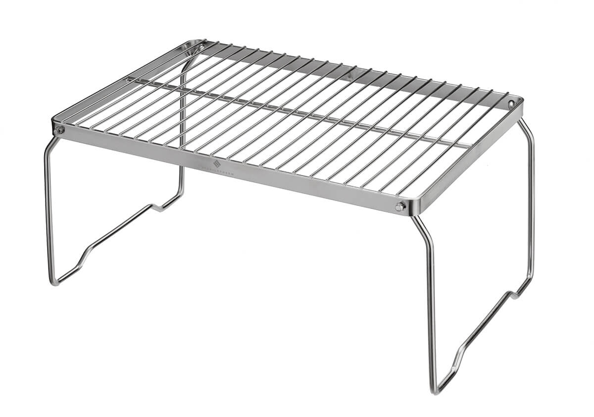 klappbarer Stabilotherm BBQ Grid Grillrost Edelstahl Outdoor Küche Grillen