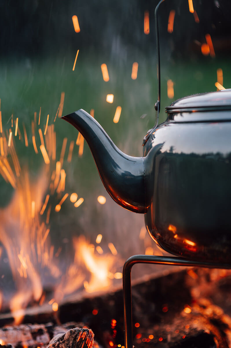Stabilotherm 2L Edelstahl Coffepot Wasserkessel und Kaffeekessel Camping Zubehör