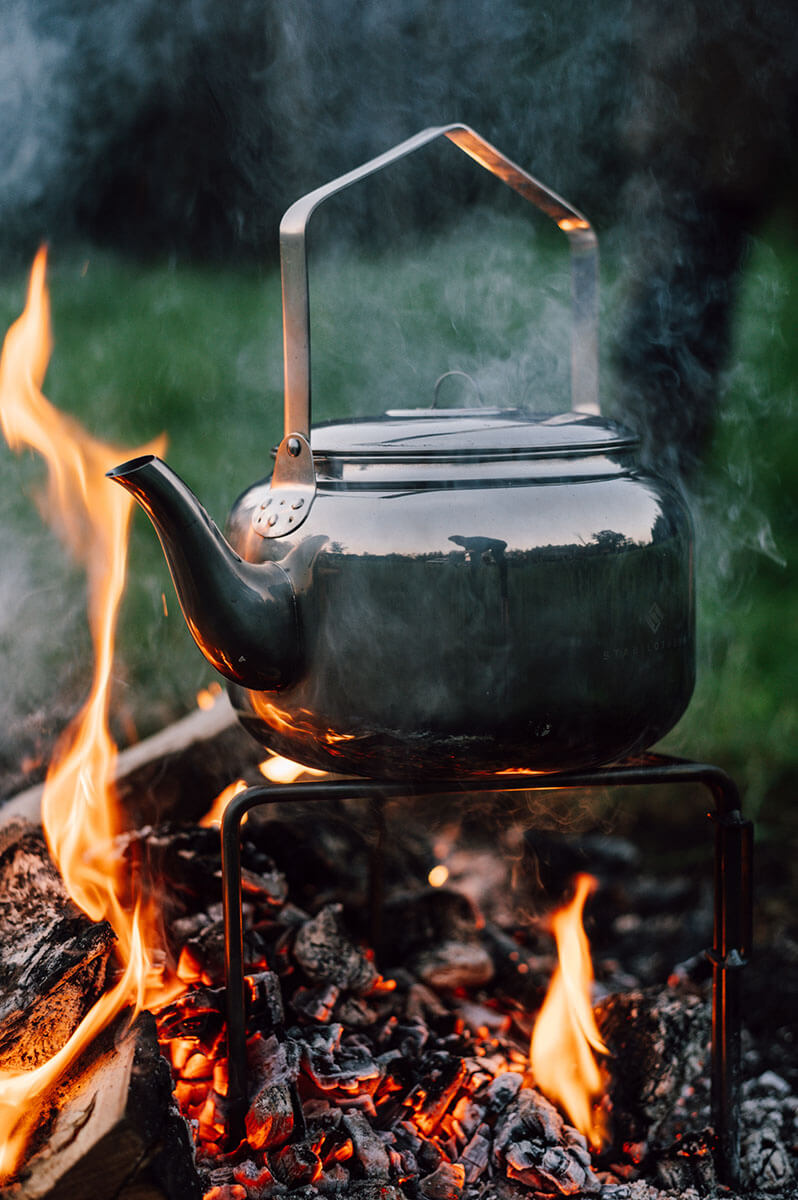 Coffeepot 4L Edelstahl Kaffeekessel Stabilotherm Wasserkessel für Deine Outdoor Küche