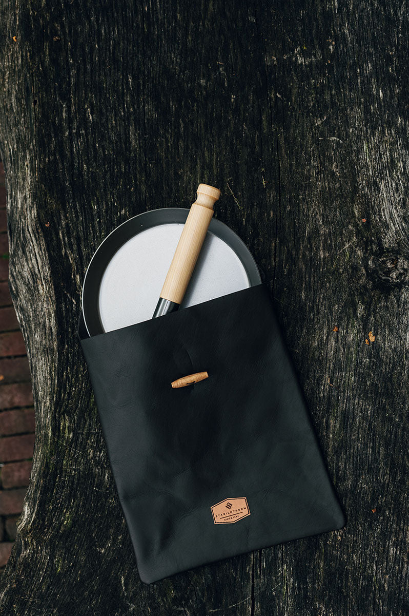 Stabilotherm Storage Bag für die Jägerpfanne "Original" Ledertasche Schutzhülle aus Kuhleder