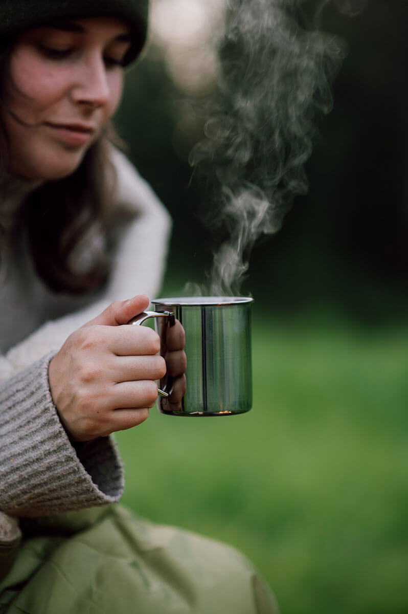 Stabilotherm Outdoor Manufaktur Edelstahl Tasse für Camping Abenteuer