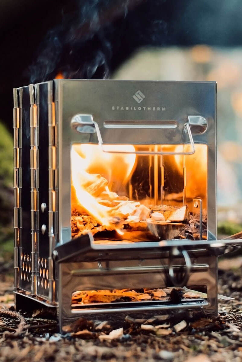 Stabilotherm Wood Stove Tower 1, Holzofengrill Holzofengrill faltbar Outdoor Küche