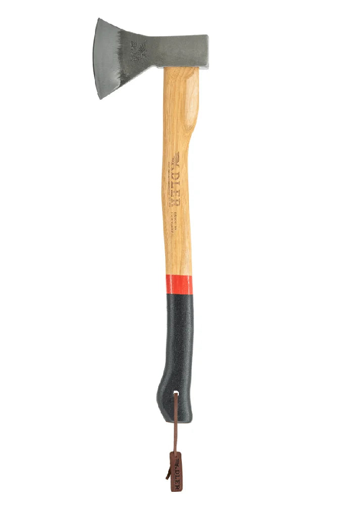 Adler langlebige Kanuaxt inkl Lederschutz robuste Axt fuer Kanutouren und Outdoor