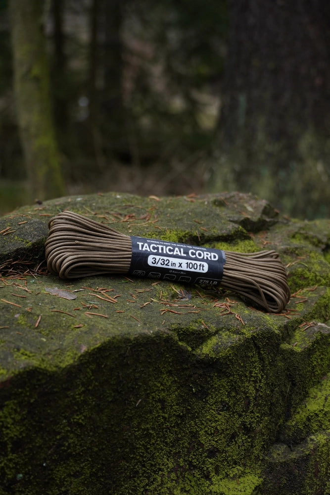 Atwood 275 Tactical Paracord in Coyote – robustes, leichtes Outdoor-Seil in der Frontansicht.