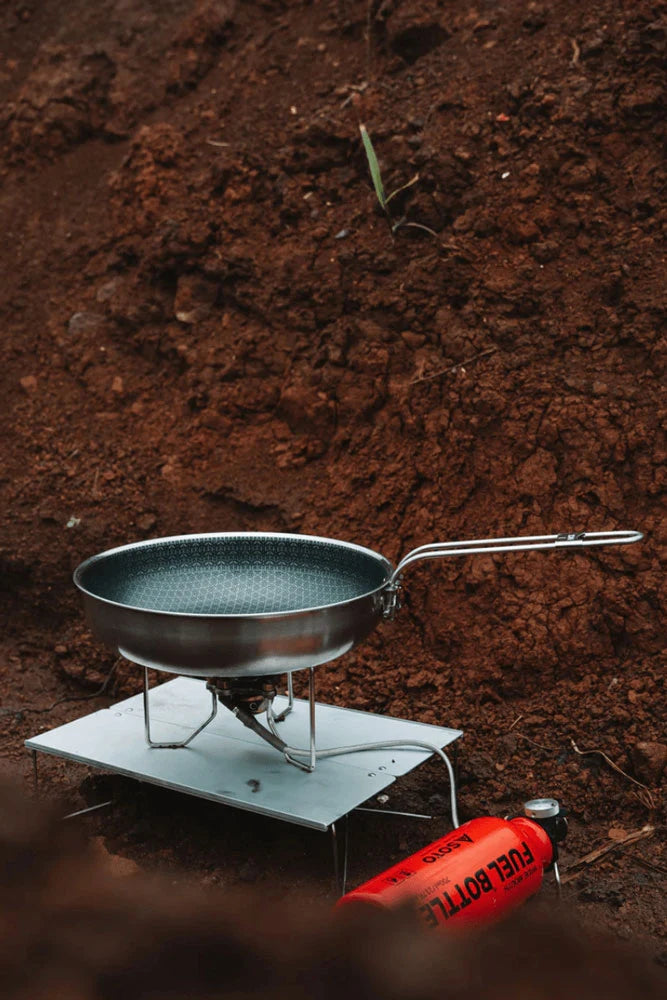 campo-libre-bratpfanne-enzo-hexaguard-Pfanne-einsatz-outdoor-kueche