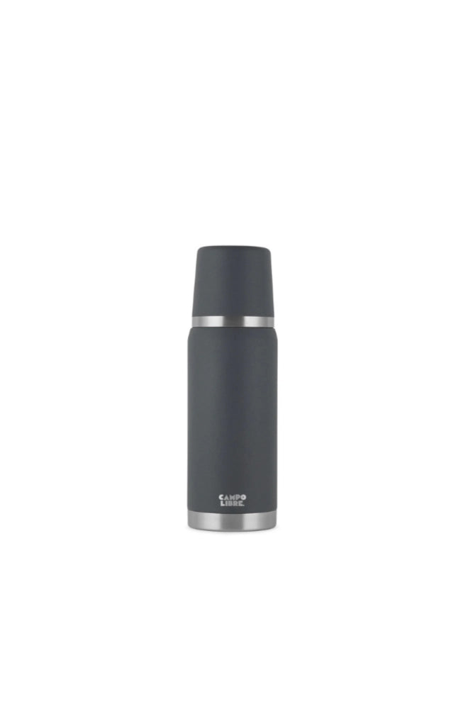 Campo Libre Thermosflasche „Jaco“ 750 ml in Grau (Freisteller) – Isolierflasche für heiße und kalte Getränke