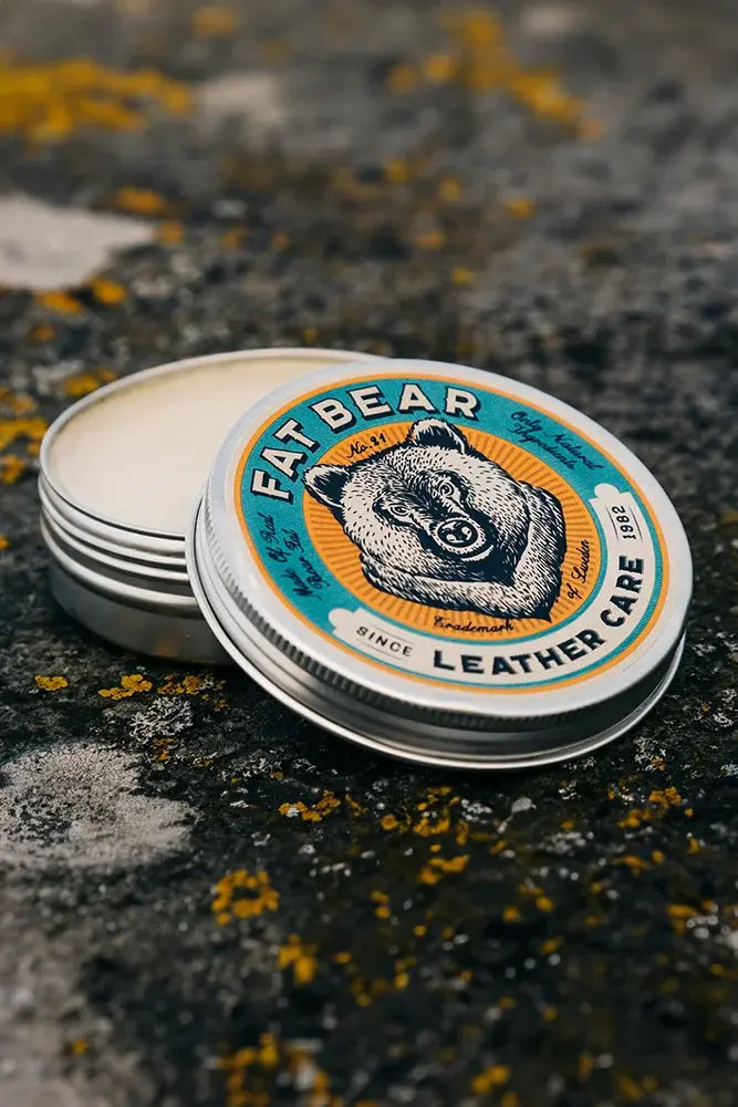 Fat Bear No21 Lederpflege nachhaltig hergestellt fuer Pflege und Schutz von Leder