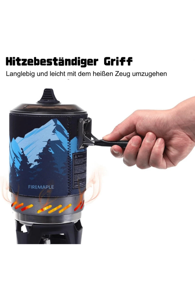 Fire Maple Star X2 Gaskocher Set freigestellt – Camping Kocher mit Topf