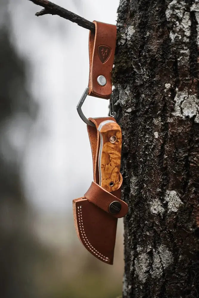 Helle Belt Clip Guertelhalterung fuer Outdoor Messer zur Befestigung am Guertel