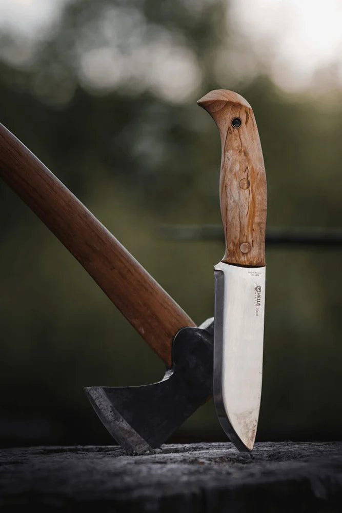 Helle Nord Bushcraftmesser vielseitiges Messer fuer Camping und Naturtouren