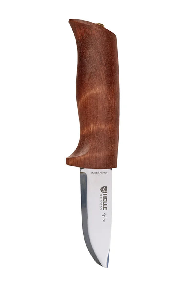 Helle Outdoormesser Spire klassisches nordisches Design fuer Outdoor Freunde