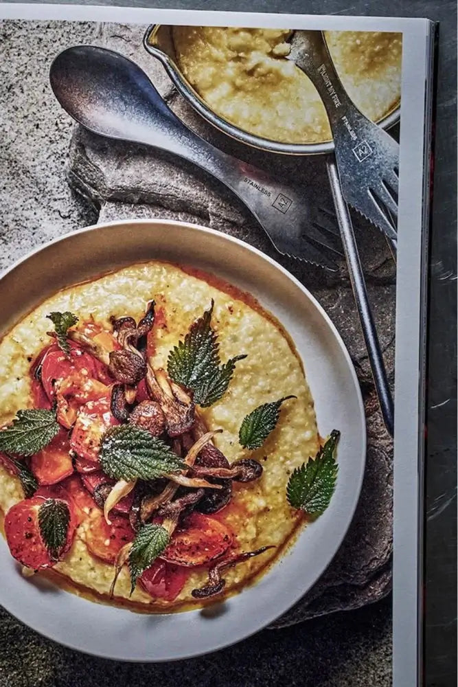 inhaltsseite aus dem buch kochen unter freiem himmel mit tipps zum kochen am offenen feuer