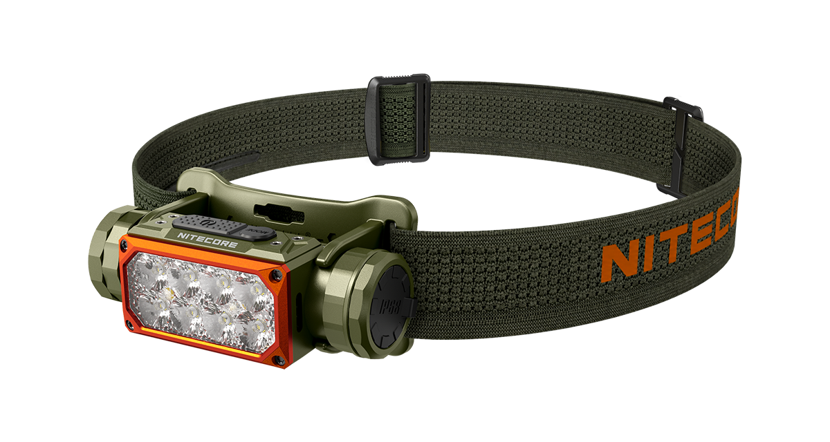 Nitecore HC65 UHE Hunting Edition Stirnlampe in Grün als Produktfreisteller