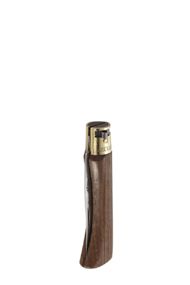 Old Bear Klappmesser mit Walnussholzgriff als zeitloses Messer fuer Picknick und Reisen