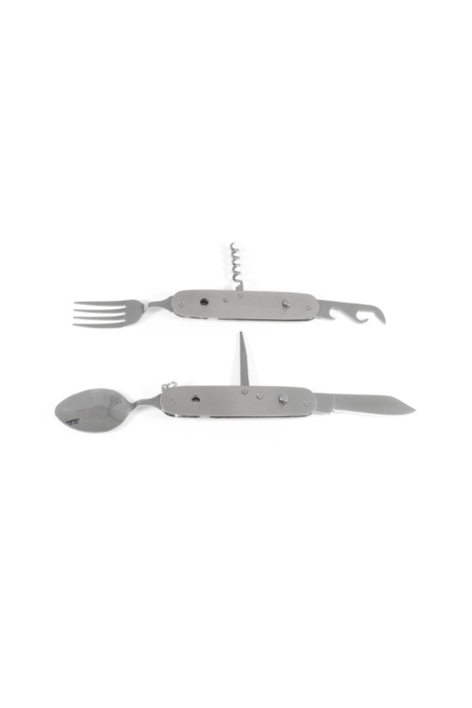 Origin Outdoors Biwak Survival Besteck Edelstahl freigestellt – multifunktionales Outdoor Besteck
