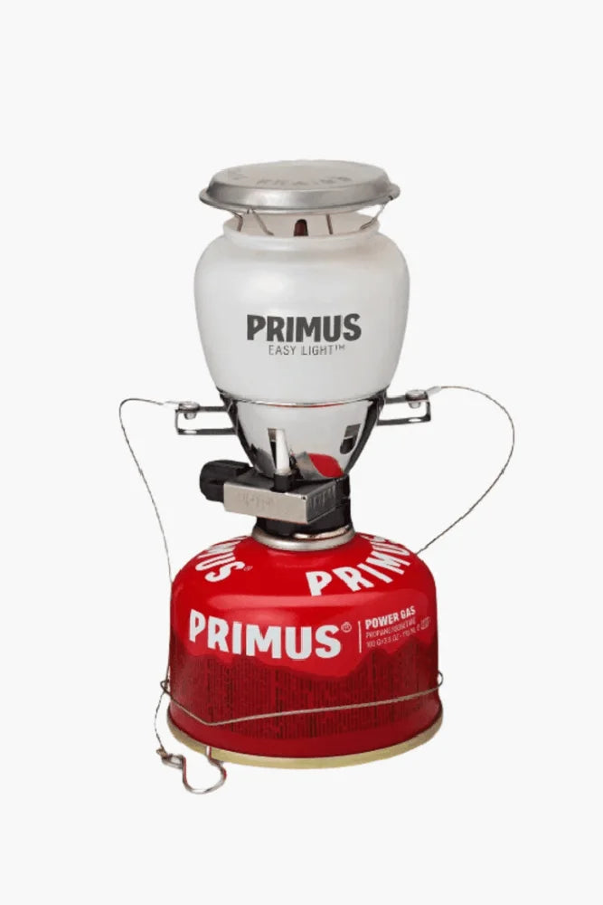 Primus EasyLight Laterne Detailansicht als Gaslaterne