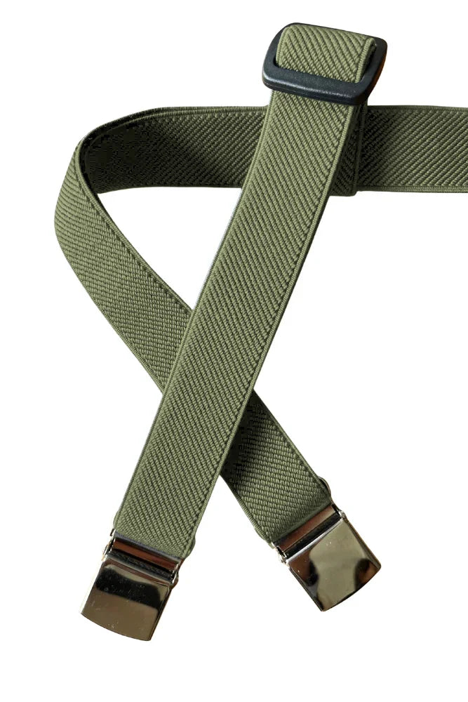 Verstellbarer Fellhalter in Oliv (Freisteller) – flexibel einstellbarer Halter zum sicheren Fixieren von Fell oder Material.