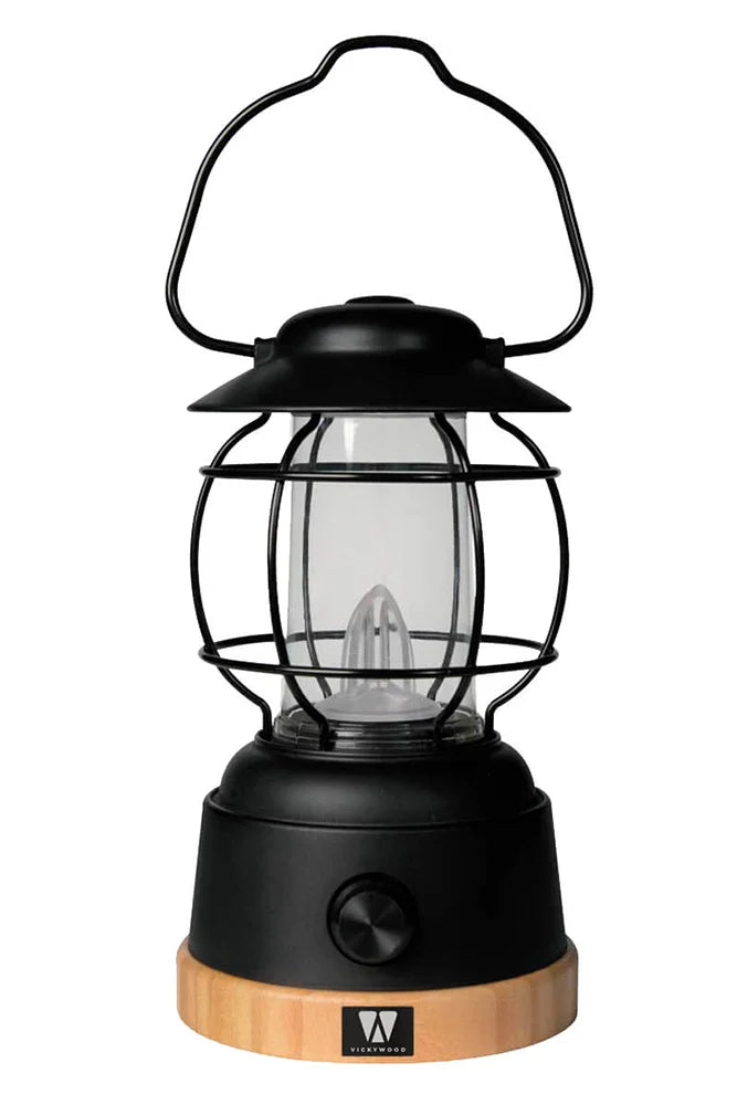 Vickywood Woody Lantern Campinglampe dimmbar im Holzdesign