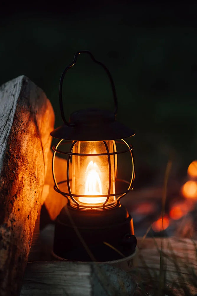 Vickywood Woody Lantern Campinglampe dimmbar im Outdoor Einsatz