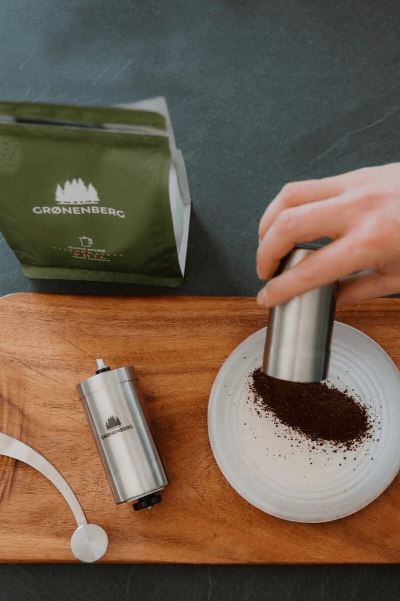 Grønenberg Manuelle Kaffeemühle aus Edelstahl