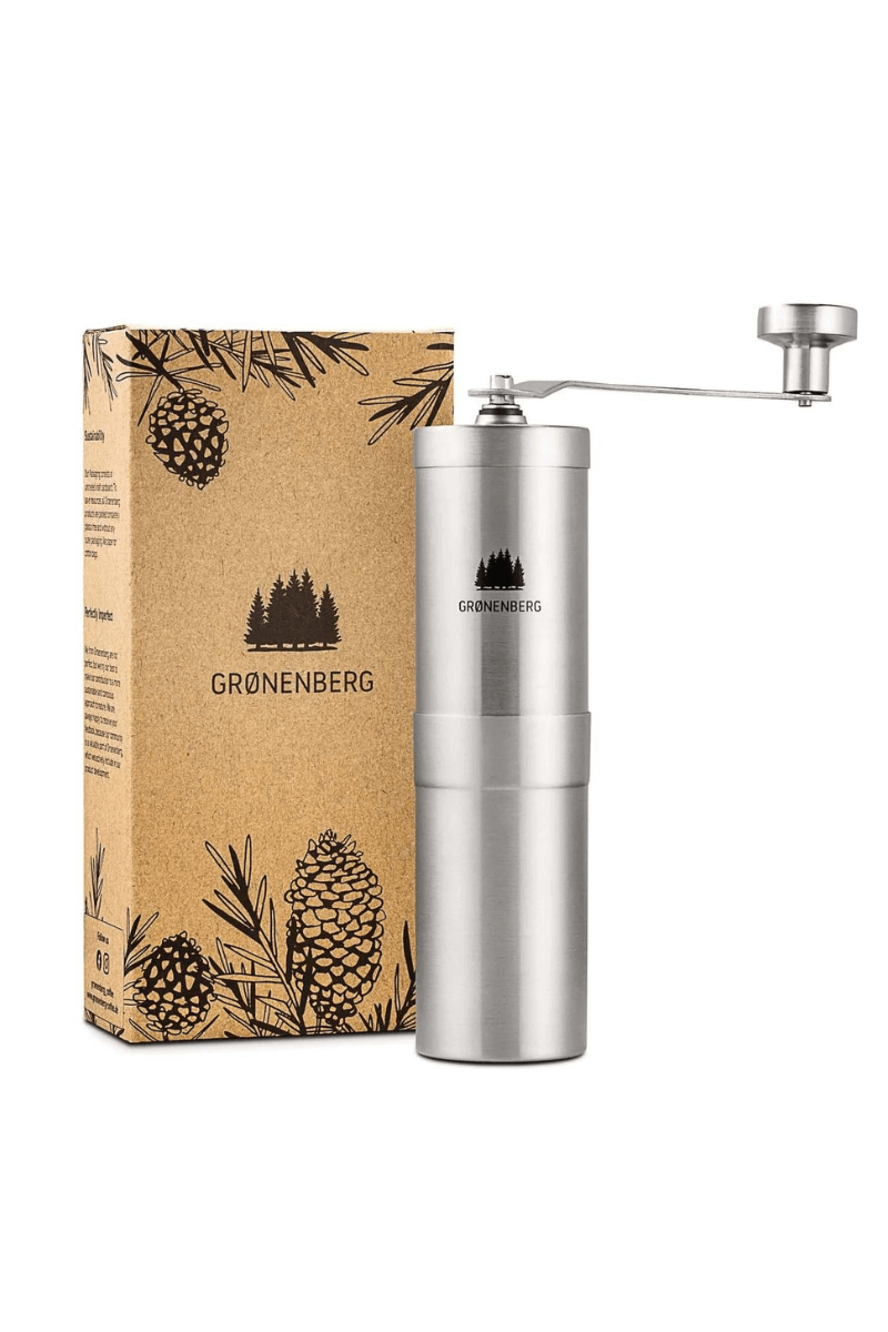 Manuelle Kaffeemühle von Gronenberg für perfekt gemahlenen Kaffee Freisteller