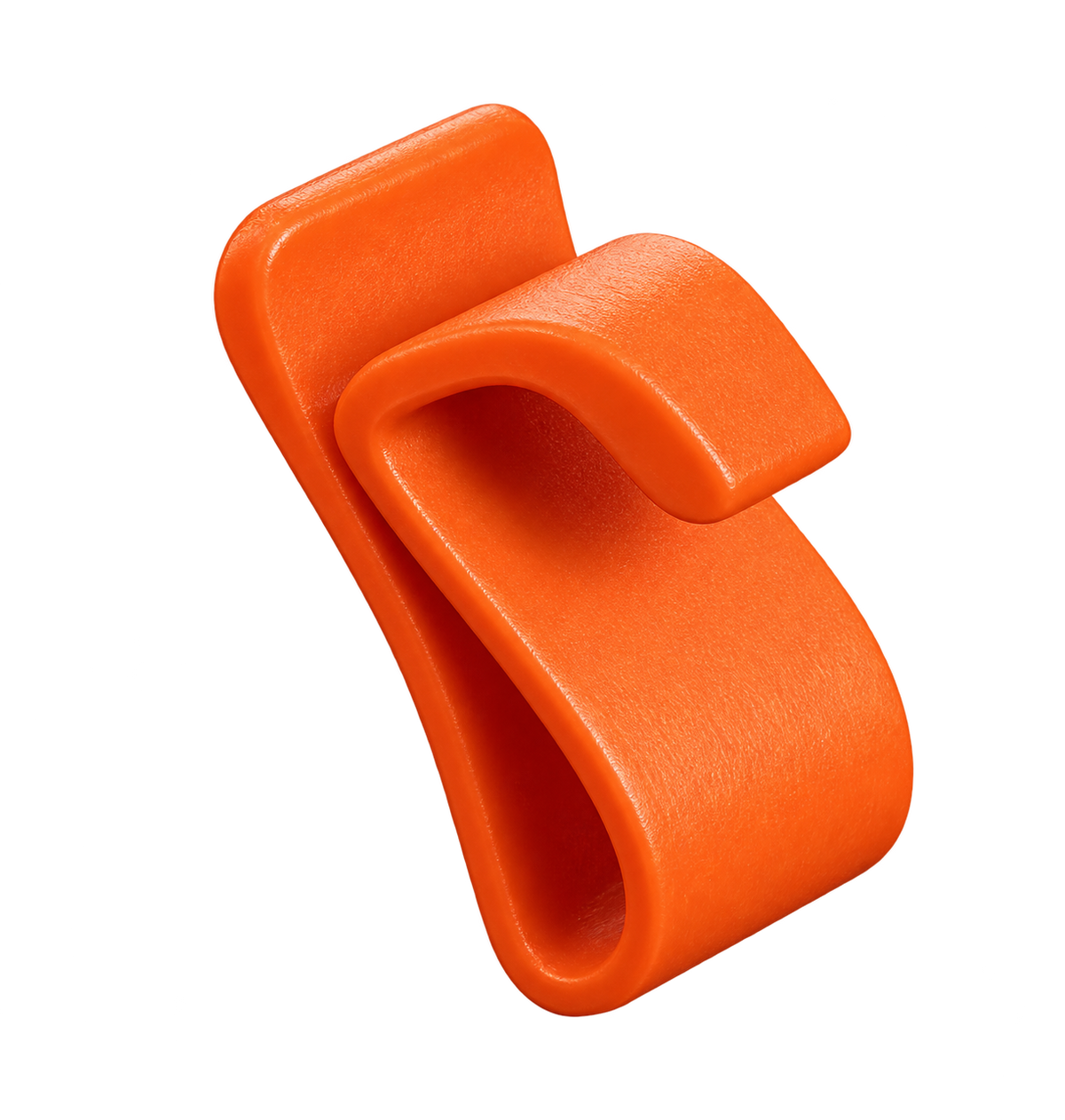 Axel Sweden Schulterhaken Axel in Orange, freigestellt für Rucksäcke