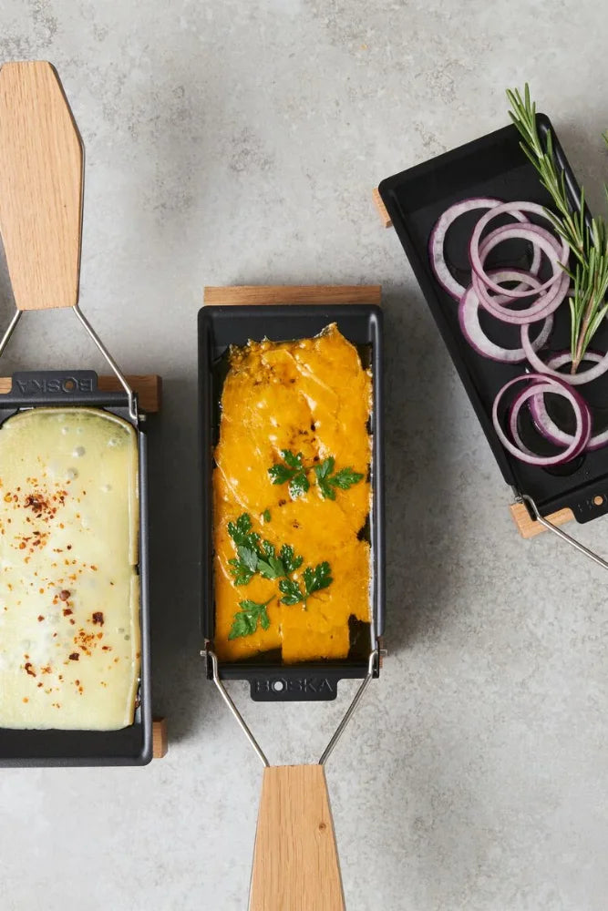 Boska Partyclette ToGo Oslo – Raclette Käse schmilzt cremig