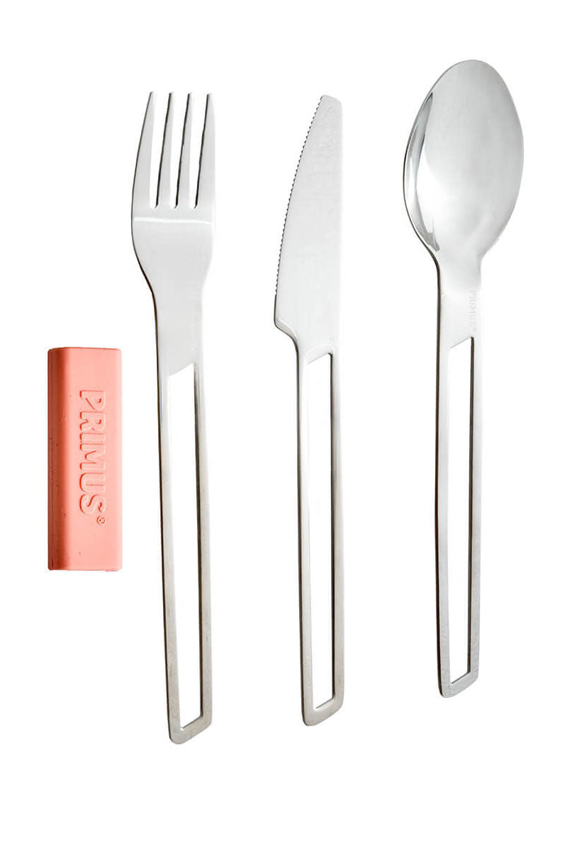 Besteck-Set Primus Leisure Cutlery Melone Pink Outdoor Küche