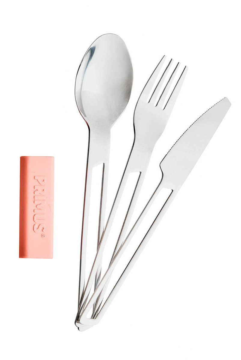 Outdoor Küche Besteck-Set Primus Leisure Cutlery Melone Pink