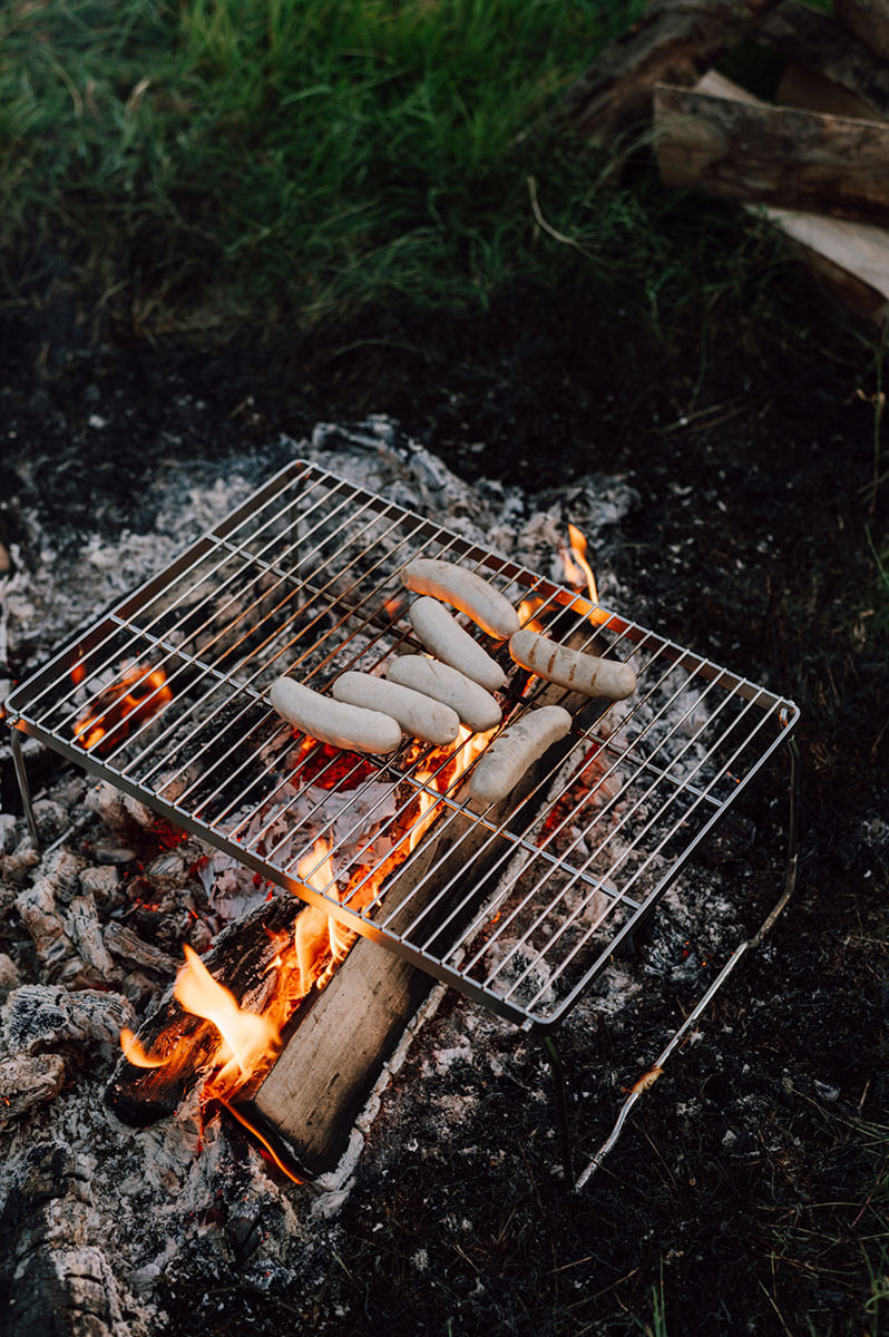 Stabilotherm Edelstahl Outdoor Cooking BBQ Grid Grillrost fürs Lagerfeuer