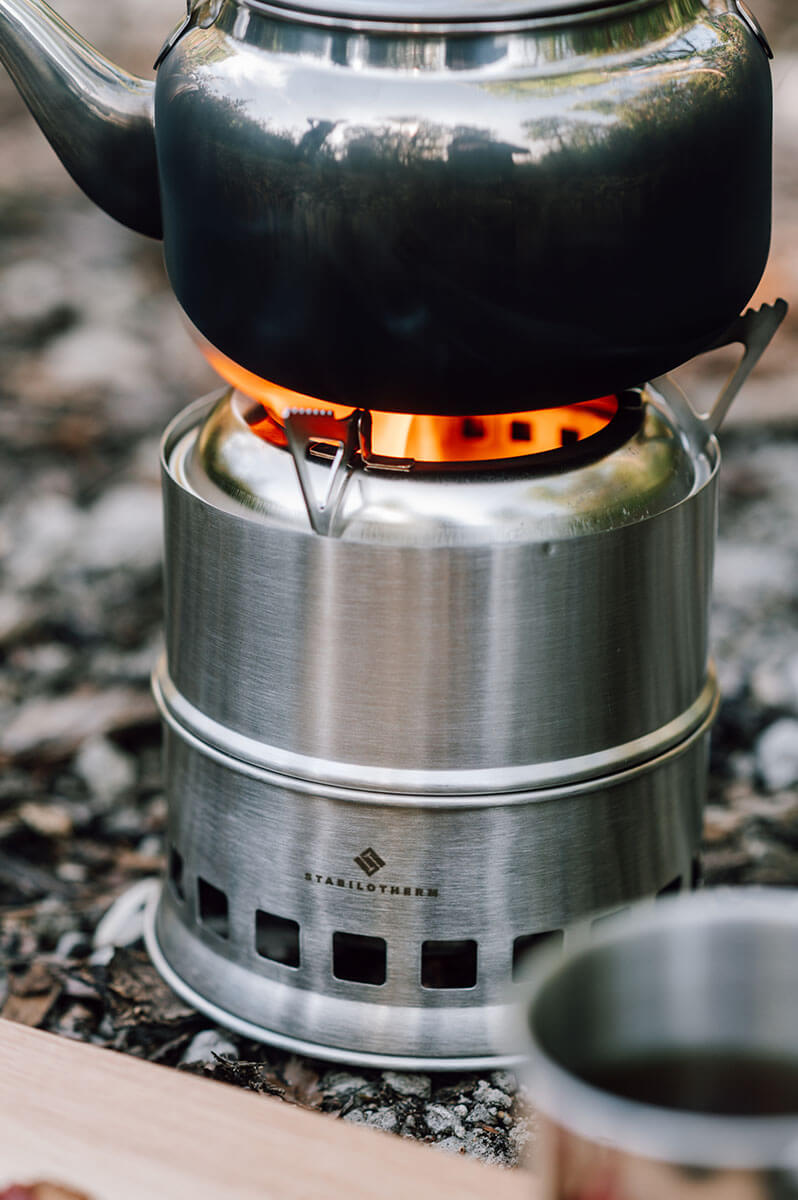 Stabilotherm Wood Stove Stack Brennstoffkocher für Deine Camping Küche