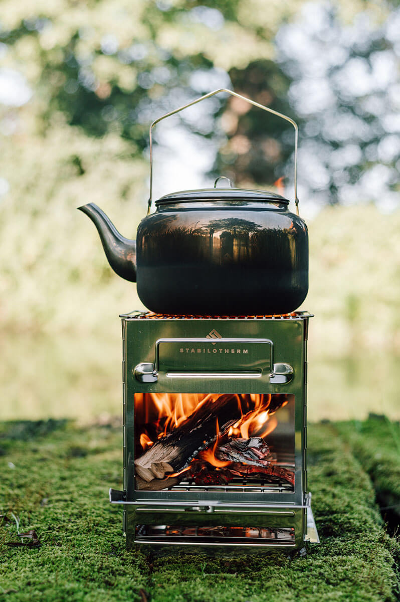Stabilotherm Wood Stove Tower 2 Holzofengrill Campingkocher für die Outdoorküche faltbar