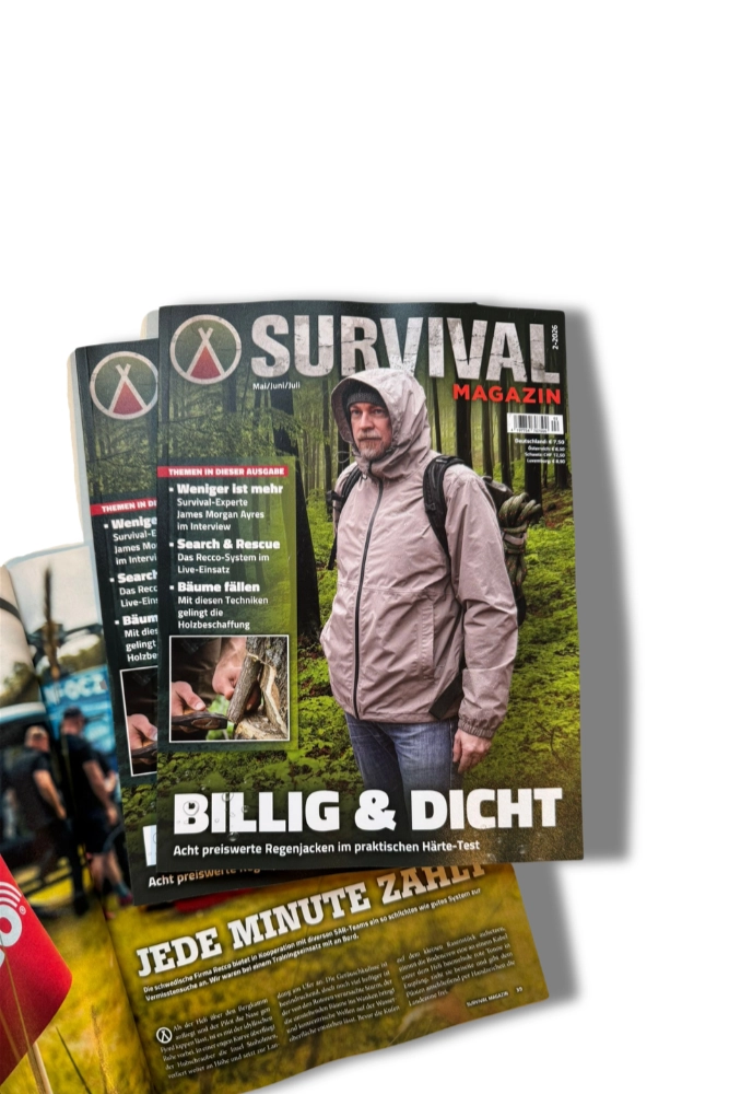 Survival Magazin Ausgabe 2-2026, Fachmagazin für Bushcraft und Outdoor-Abenteuer