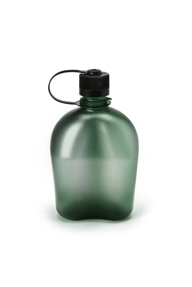 Nalgene Oasis Sustain Feldflasche 1 Liter – leichte Outdoor-Flasche für Camping, Wandern und Revier