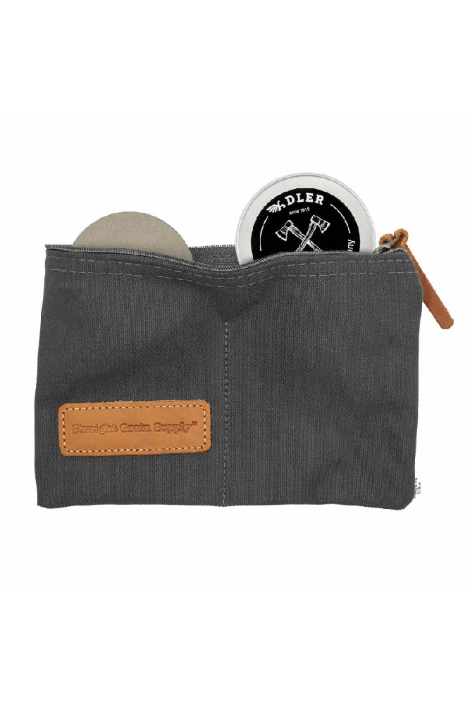 Adler Axt Pflege Set komplett in Tasche fuer Pflege von Aexten und Outdoor Werkzeug