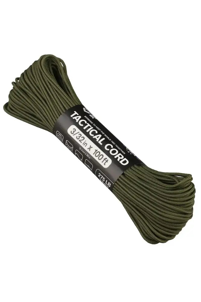 Atwood Rope Tactical 275 Paracord olive drab – taktisches Outdoor-Seil freigestellt