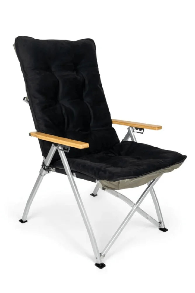 Campo Libre AMA Sitzauflage AMA Relax AMA One Black in Schwarz als Freisteller fuer Outdoor Camping und Vanlife