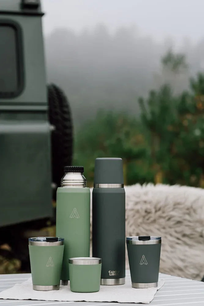 Campo Libre Edelstahl Thermosflasche Jaco 1L im Outdoor Einsatz beim Camping und Vanlife