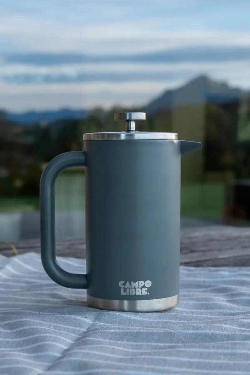 campo libre giorgio french press 0 6 liter in deep grey als freisteller abgebildet
