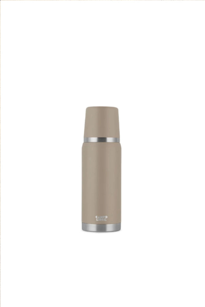 Campo Libre Thermosflasche „Jaco“ 750 ml in Beige (Freisteller) – Isolierflasche für heiße und kalte Getränke